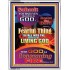 THE LIVING GOD   Bible Verses Frame Online   (GWABIDE 8055)   "16X24"