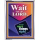 WAIT FOR THE LORD   Framed Scriptural Dcor   (GWABIDE 8069)   