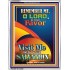 VIIST ME WITH YOUR SALVATION   Frame Scriptural Dcor   (GWABIDE 8070)   "16X24"