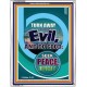 TURN AWAY FROM EVIL   Encouraging Bible Verses Framed   (GWABIDE 8082)   