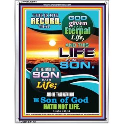 THE SON OF GOD   Christian Artwork Acrylic Glass Frame   (GWABIDE 8161)   