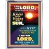 THE RISING OF THE SUN   Acrylic Glass Framed Bible Verse   (GWABIDE 8166)   "16X24"
