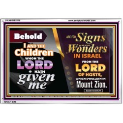 SIGNS AND WONDERS   Framed Office Wall Decoration   (GWABIDE8179)   