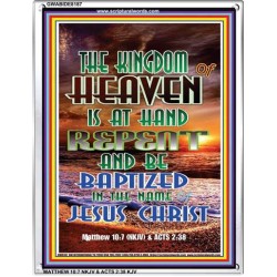 THE KINGDOM OF HEAVEN   Framed Children Room Wall Decoration   (GWABIDE 8187)   