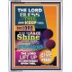 THE LORD BLESS THEE   Inspirational Wall Art Frame   (GWABIDE 8196)   