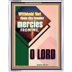 THE MERCYS OF GOD   Inspirational Wall Art Poster   (GWABIDE 8197)   
