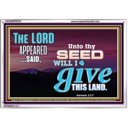 THY SEED   Encouraging Bible Verses Framed   (GWABIDE8234)   