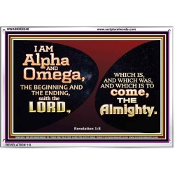 ALPHA AND OMEGA   Scripture Art   (GWABIDE8248)   