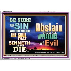 ABSTAIN FROM EVIL   Affordable Wall Art   (GWABIDE8389)   