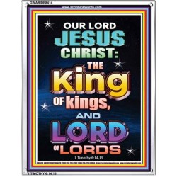 OUR LORD JESUS CHRIST KING OF KINGS   Portrait of Faith Wooden Framed   (GWABIDE 8414)   "16X24"