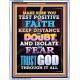 TRUST GOD AT ALL TIMES   Biblical Paintings Acrylic Glass Frame   (GWABIDE 8415)   