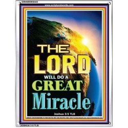 THE LORD WILL DO A GREAT THING   Custom Framed Bible Verse   (GWABIDE 8443)   