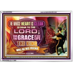 A CLEAN HEART   Bible Verses Frame Art Prints   (GWABIDE8502)   