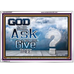 ASK IT SHALL BE GIVEN   Scriptural Framed Signs   (GWABIDE8527)   
