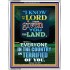 THE LORD HAS GIVEN YOU THIS LAND   Christian Wall Dcor Frame   (GWABIDE 8595)   "16X24"