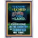 THE LORD HAS GIVEN YOU THIS LAND   Christian Wall Dcor Frame   (GWABIDE 8595)   
