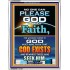 IMPOSSIBLE TO PLEASE GOD WITHOUT FAITH   Bible Verses to Encourage  frame   (GWABIDE 8598)   "16X24"