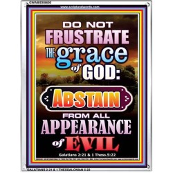 ABSTAIN FROM ALL APPEARANCE OF EVIL   Bible Scriptures on Forgiveness Frame   (GWABIDE 8600)   