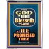 THE LORD BLESS THEE   Acrylic Glass Frame Scripture Art   (GWABIDE 8610)   "16X24"
