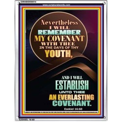 AN EVERLASTING COVENANT   Bible Verse Acrylic Glass Frame   (GWABIDE 8614)   