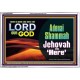 ADONAI SHAMMAH - JEHOVAH IS HERE   Frame Bible Verse   (GWABIDE8654L)   