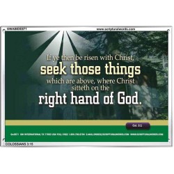 SEEK THOSE THINGS   Framed Bible Verse   (GWABIDE871)   