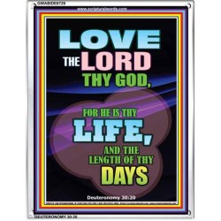 THE LENGTH OF THY DAYS   Scripture Wood Frame    (GWABIDE 8729)   