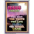 THE WAY TRUTH AND THE LIFE   Scripture Art Prints   (GWABIDE 8756)   "16X24"