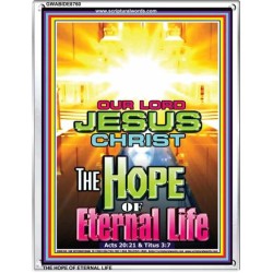 THE HOPE OF ETERNAL LIFE   Bible Verses Wall Art   (GWABIDE 8760)   