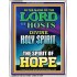 THE SPIRIT OF HOPE   Bible Verses Wall Art Acrylic Glass Frame   (GWABIDE 8798)   "16X24"