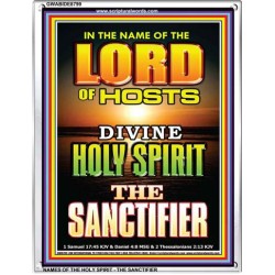 THE SANCTIFIER   Bible Verses Poster   (GWABIDE 8799)   
