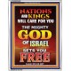 THE MIGHTY GOD OF ISRAEL   Framed Bible Verses   (GWABIDE 8850)   
