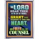 THE LORD HEAR THEE   Bible Verses  Picture Frame Gift   (GWABIDE 8859)   