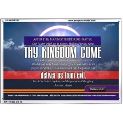 THY KINGDOM COME   Frame Bible Verses Online   (GWABIDE887)   