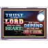 TRUST IN THE LORD   Contemporary Christian Paintings Acrylic Glass frame   (GWABIDE8908)   "24X16"