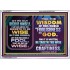 WISDOM OF THE WORLD IS FOOLISHNESS   Christian Quote Frame   (GWABIDE9077)   "24X16"