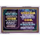 WISDOM OF THE WORLD IS FOOLISHNESS   Christian Quote Frame   (GWABIDE9077)   