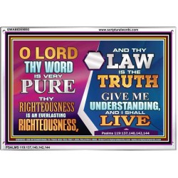 THY WORD IS PURE   Bible Verse Wall Art   (GWABIDE9093)   