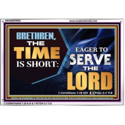 TIME IS SHORT   Framed Restroom Wall Decoration   (GWABIDE9094)   