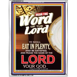 THE WORD OF THE LORD   Bible Verses  Picture Frame Gift   (GWABIDE 9112)   