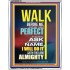 WALK BEFORE ME   Bible Verse Frames online   (GWABIDE 9129)   "16X24"