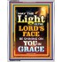 THE LIGHT OF THE LORD   Contemporary Christian Poster   (GWABIDE 9163)   "16X24"