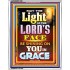 THE LIGHT OF THE LORD   Scripture Art   (GWABIDE 9163B)   "16X24"