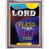 THE LORD  BLESS THEE   contemporary Christian Art Frame   (GWABIDE 9177)   "16X24"
