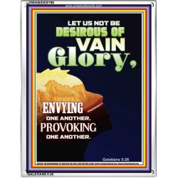 VAIN GLORY   Bible Verses Wall Art Acrylic Glass Frame   (GWABIDE 9196)   "16X24"