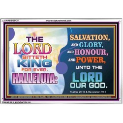 SALVATION GLORY HONOUR POWER    Framed Scripture    (GWABIDE9425)   