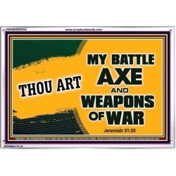 WEAPONS OF WAR   Christian Quotes Framed   (GWABIDE9434)   