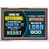 WILLINGLY OFFERING UNTO THE LORD GOD   Christian Quote Framed   (GWABIDE9436)   "24X16"