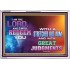 A STRETCHED OUT ARM   Bible Verse Acrylic Glass Frame   (GWABIDE9482)   "24X16"