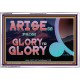 ARISE GO FROM GLORY TO GLORY   Inspirational Wall Art Wooden Frame   (GWABIDE9529)   